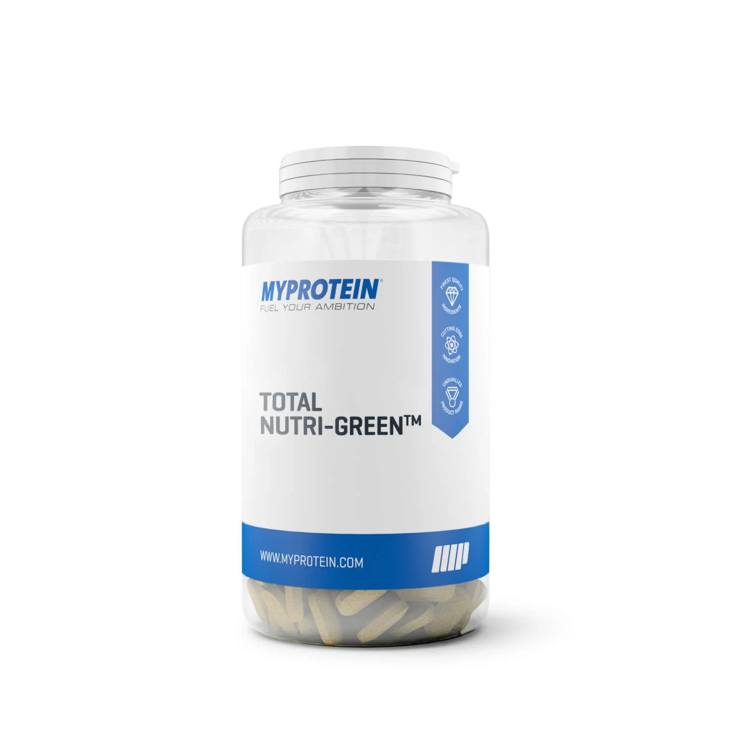 Total Nutri-Greens tabletes - 180tabletes - Nearomatizēts attēls 1