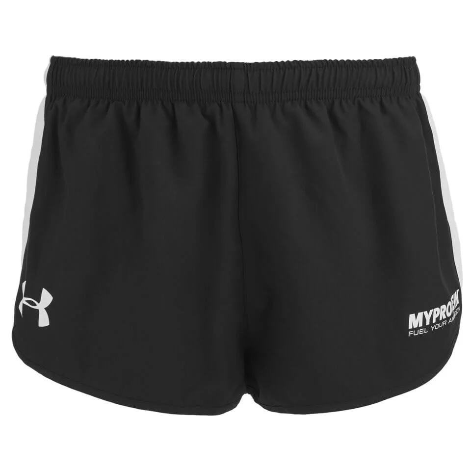 Myprotein Under Armour Men's Athletic Shorts, Black/White attēls 1
