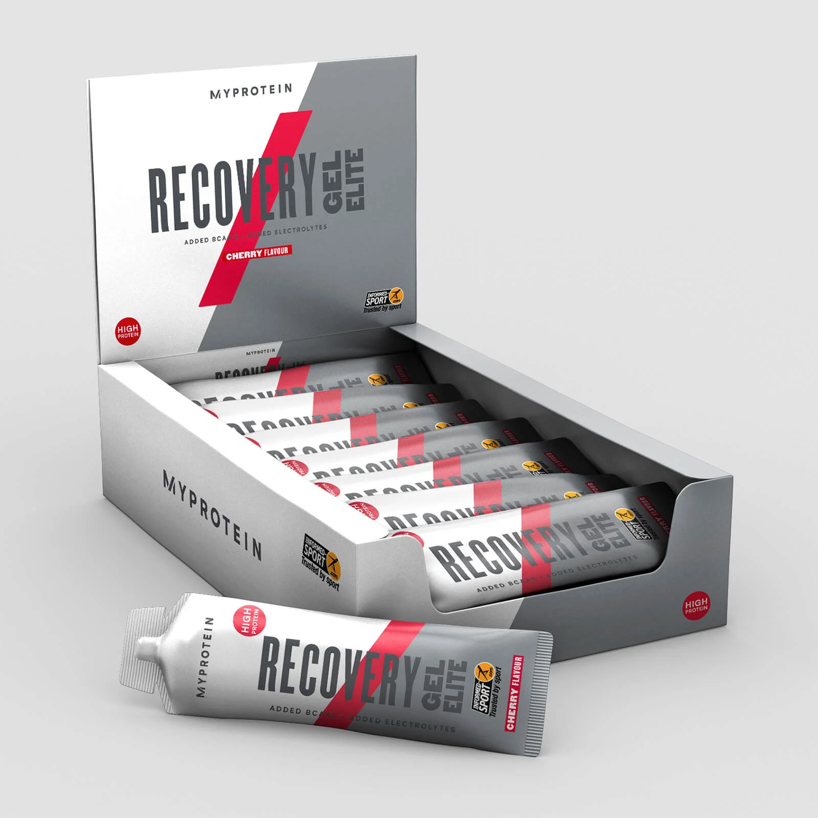 Recovery Gel Elite (12x70g) - Cherry attēls 1