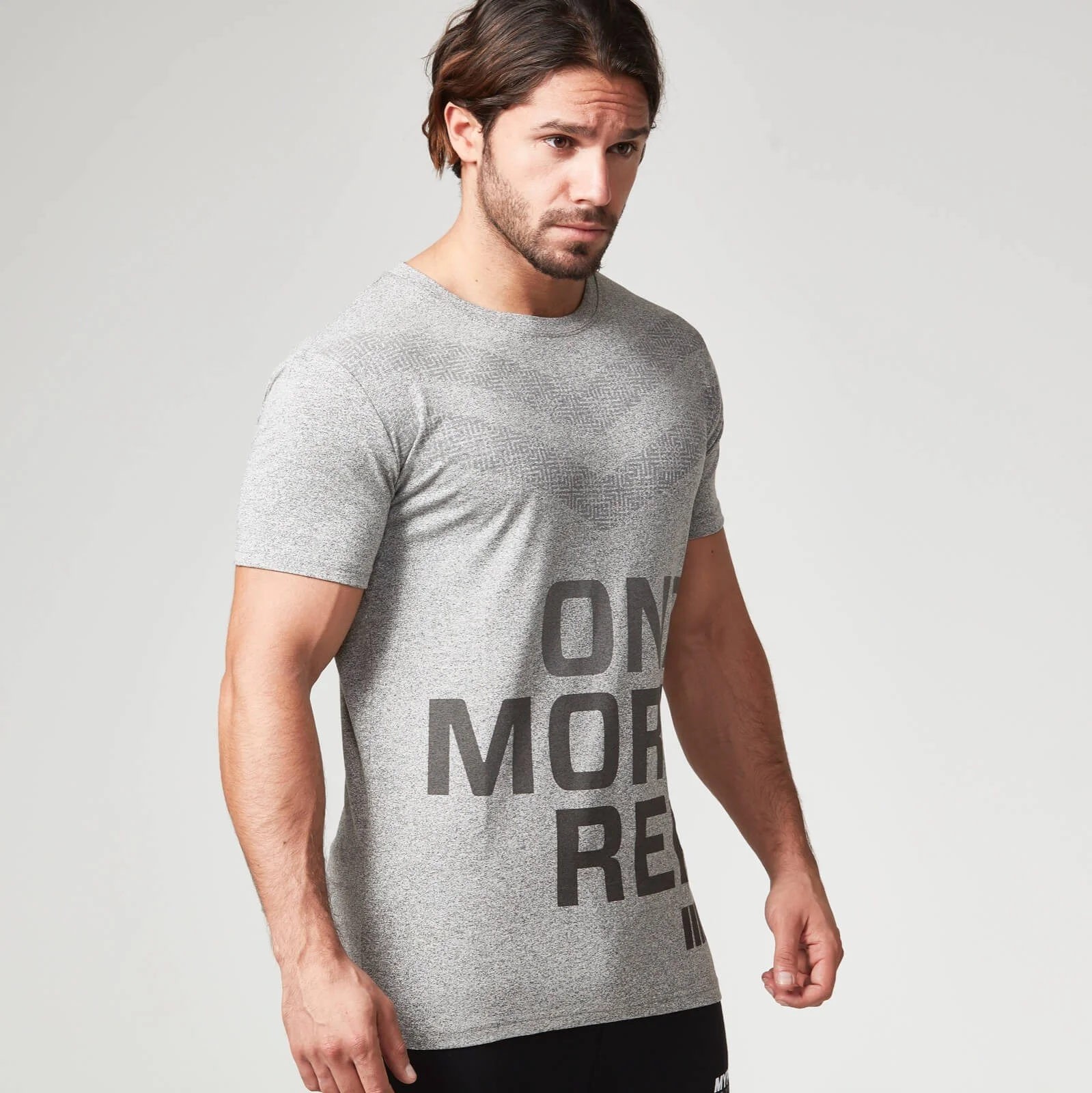 Myprotein Men's Performance Slogan T-Shirt - Grey  attēls 1