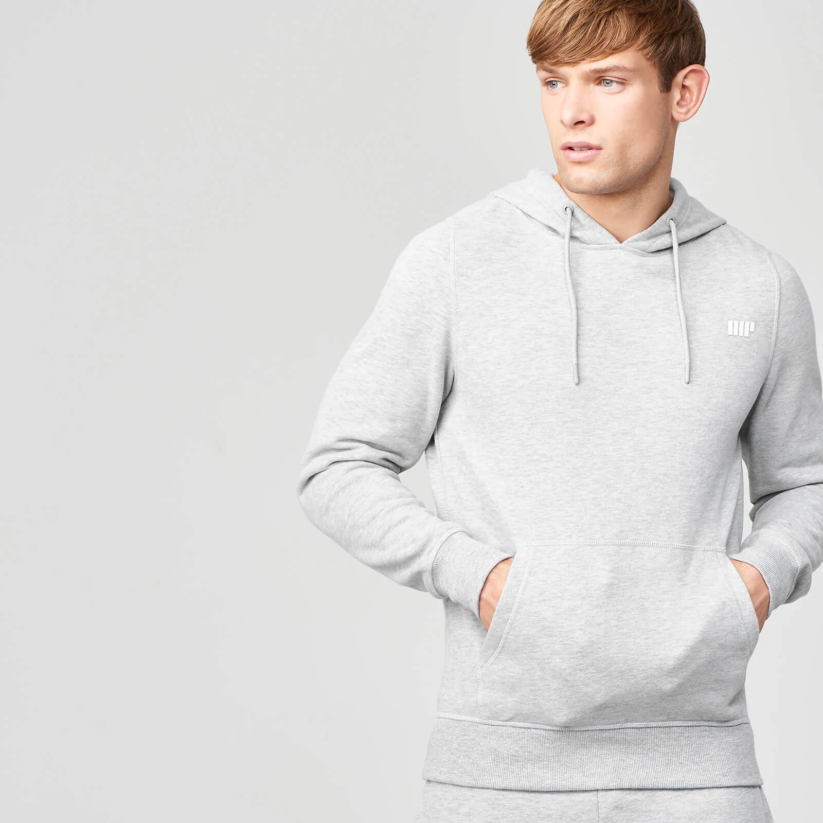 MP Men's Tru-Fit Pullover Hoodie - Grey - S attēls 1