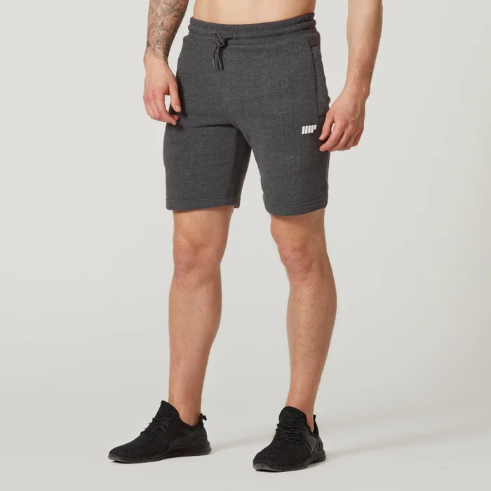 Myprotein Tru-Fit Zip Sweatshorts - Charcoal