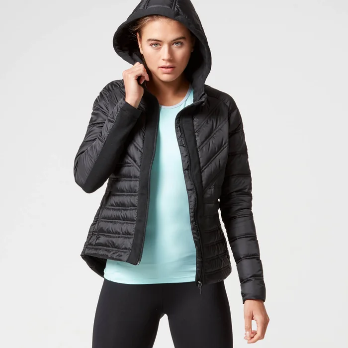 Myprotein Women's Lightweight Puffa Jacket - Black