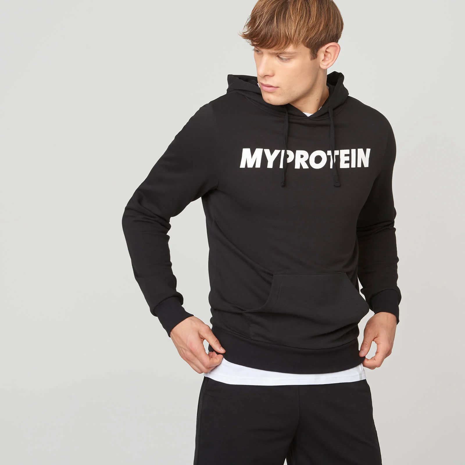 Myprotein Logo Hoodie - Black - S attēls 1