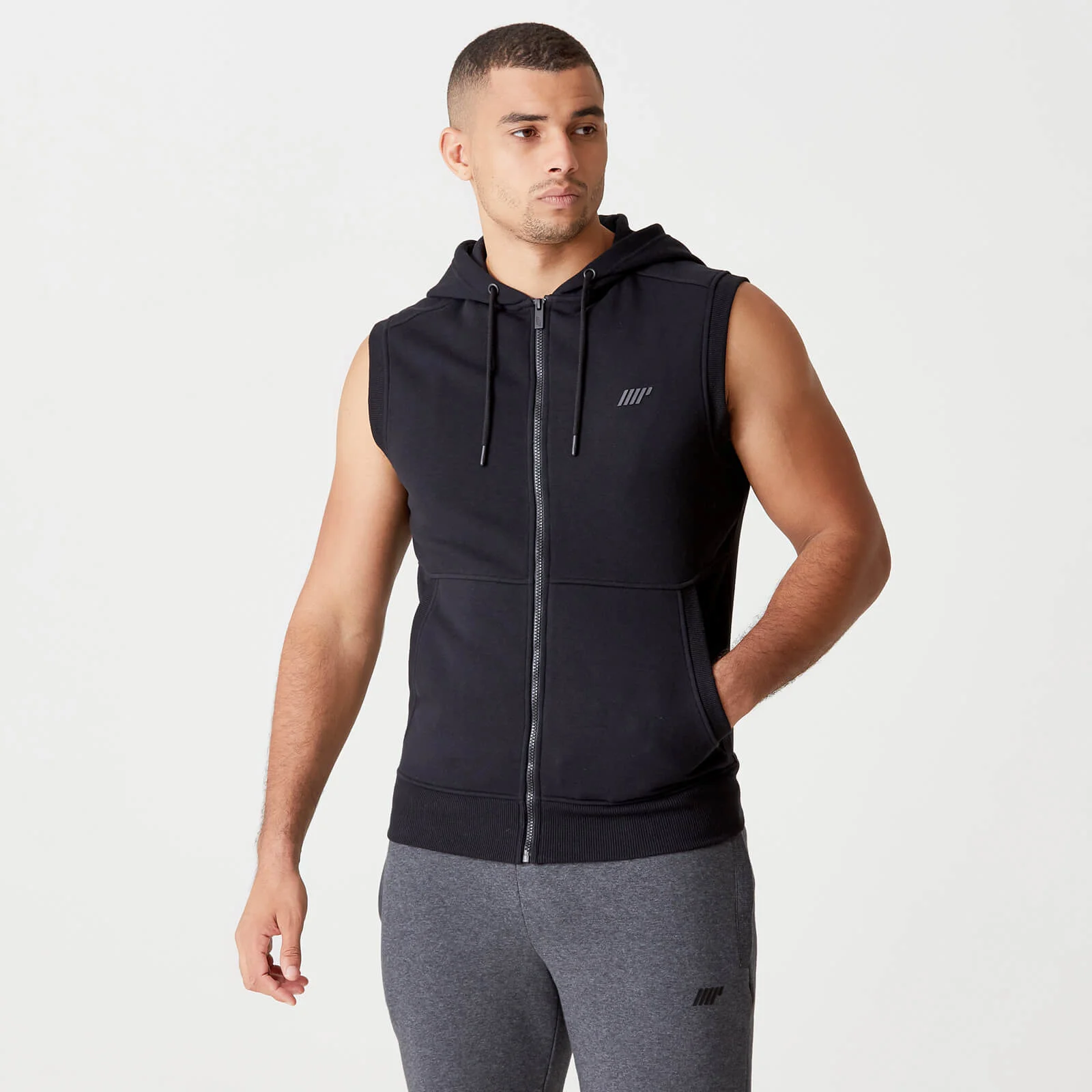 Tru-Fit Sleeveless džemperis ar kapuci 2.0 - XS attēls 1