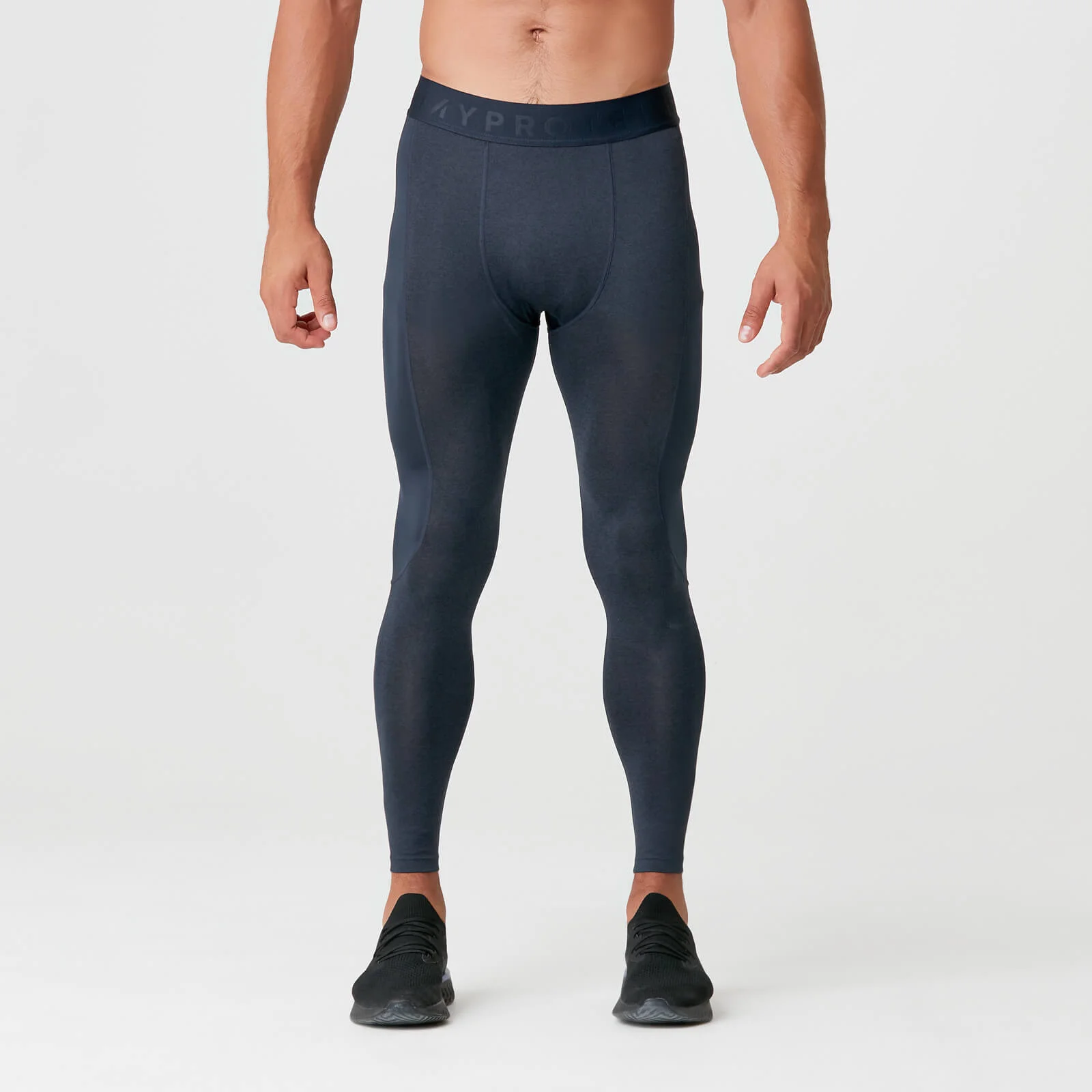 MP Men's Charge Compression Tights - Navy Marl - XS attēls 1