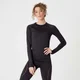 Shape Seamless tops ar garām piedurknēm – melns