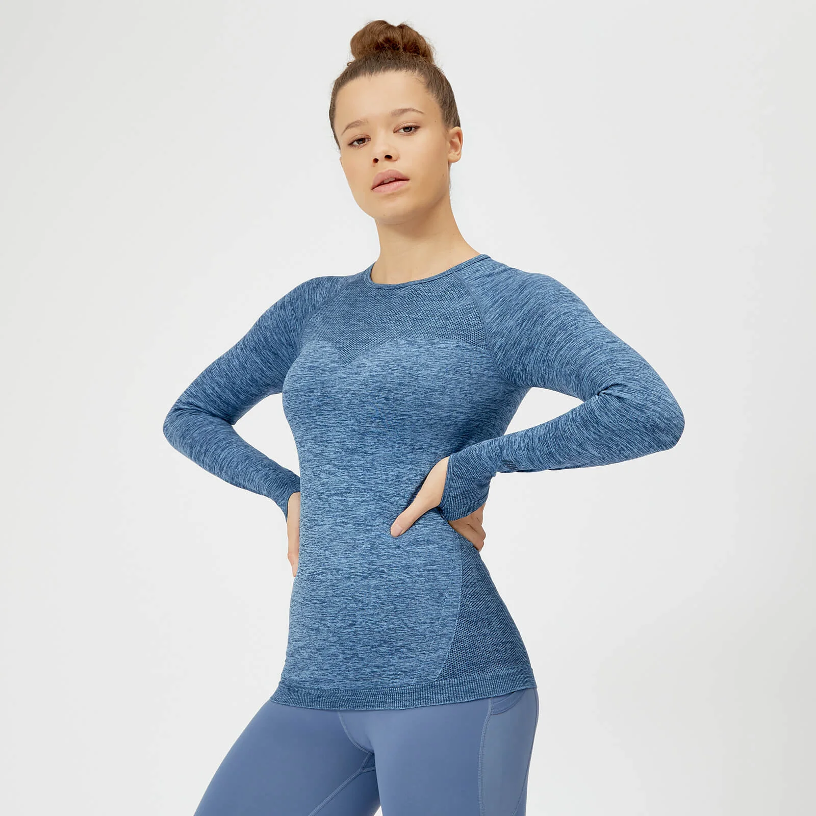 Inspire Seamless tops ar garām piedurknēm - XS attēls 1