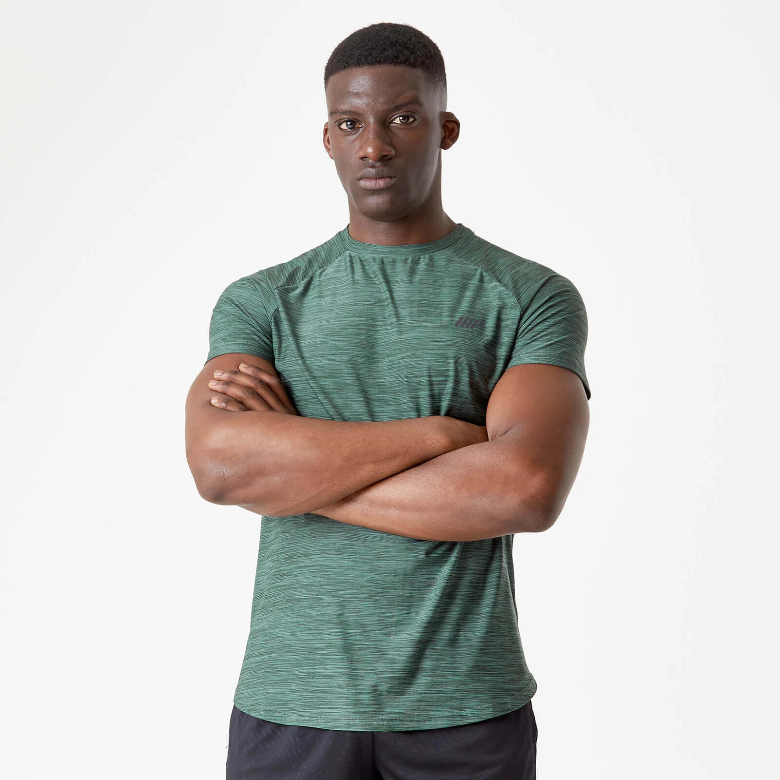 Myprotein Dry-Tech Infinity T-Shirt - Pine Marl - XS attēls 1