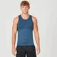 MP Men's Seamless Tank Top - Petrol Blue