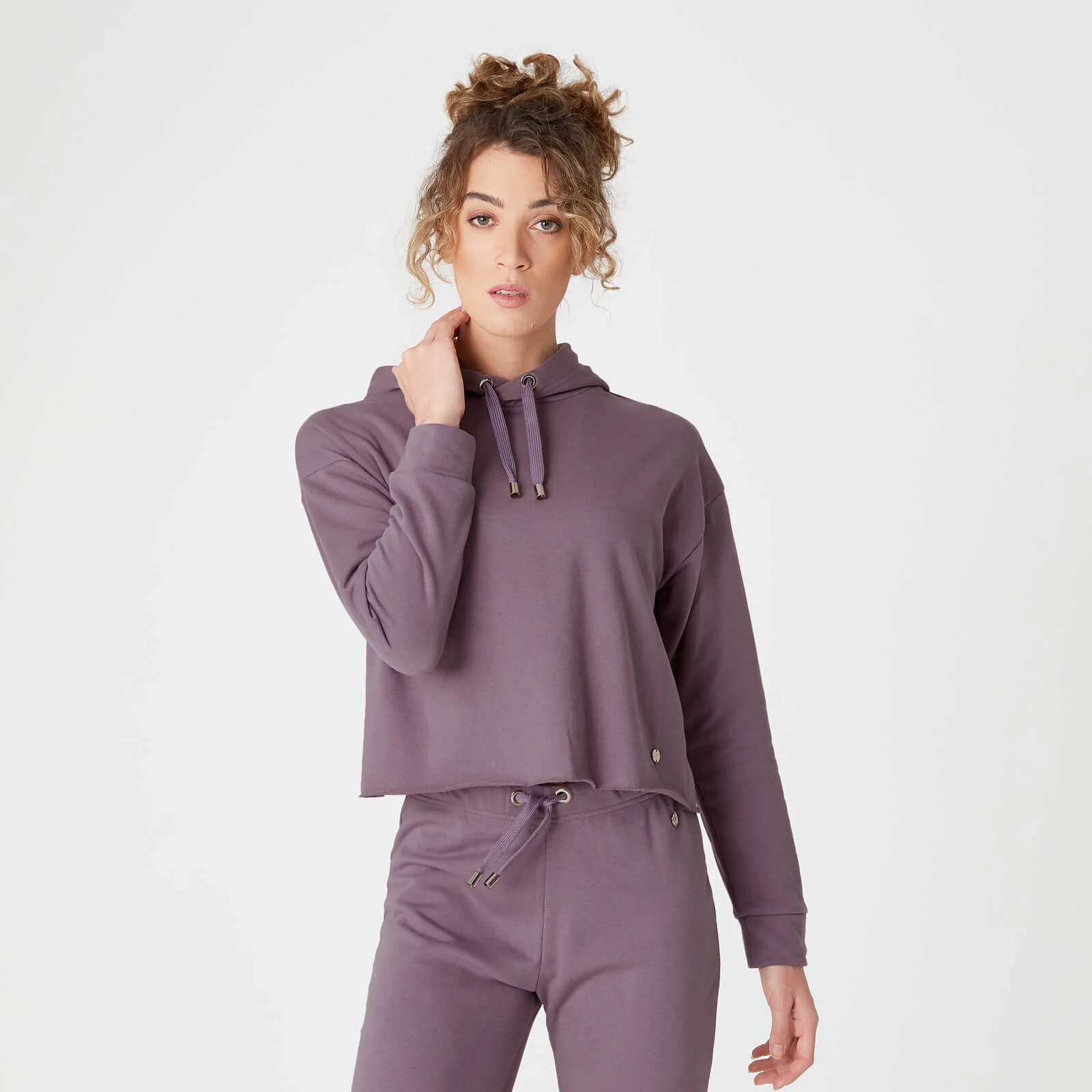 Luxe Lounge džemperis ar kapuci – Gaiši violets - XS attēls 1