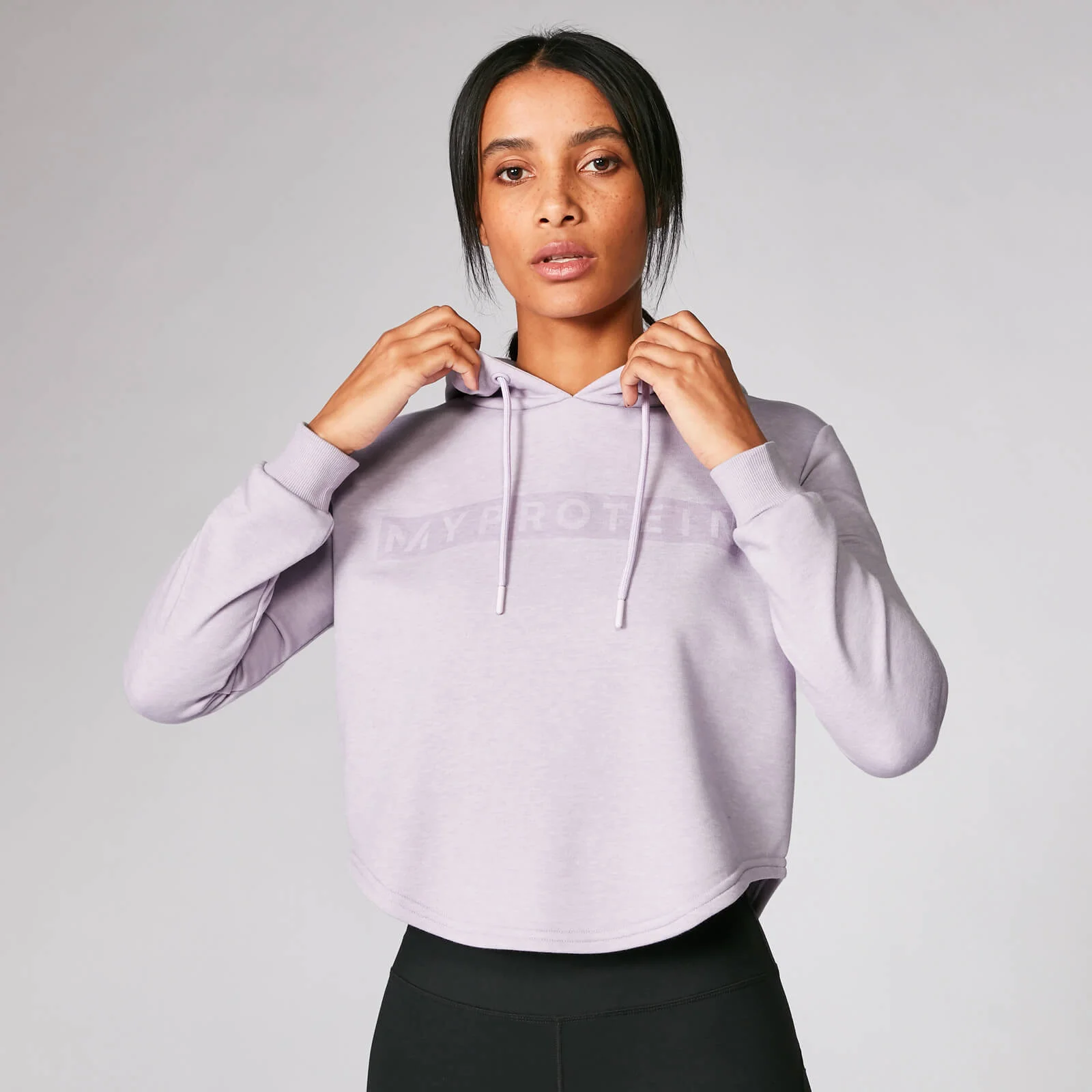 Myprotein The Original Cropped Hoodie - Soft Purple - XS attēls 1