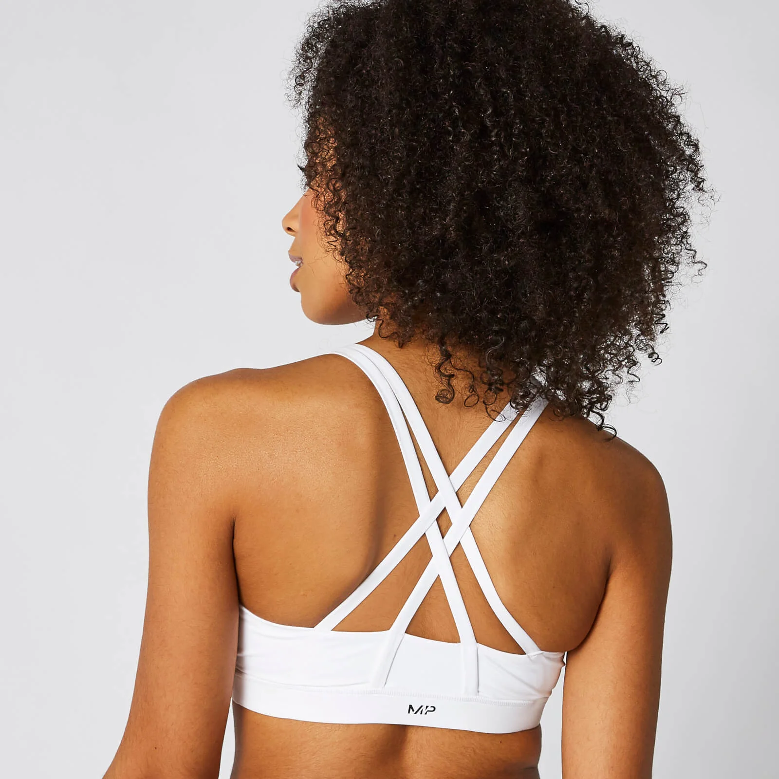 MP Women's Essentials Training Sports Bra - White - XS attēls 1