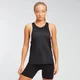 Racer Back sporta tops - Melns