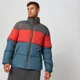 Colour Block Puffer virsjaka - Zila