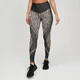 Myprotein Animal Print sieviešu bezvīļu legingi - Melni/Brūni