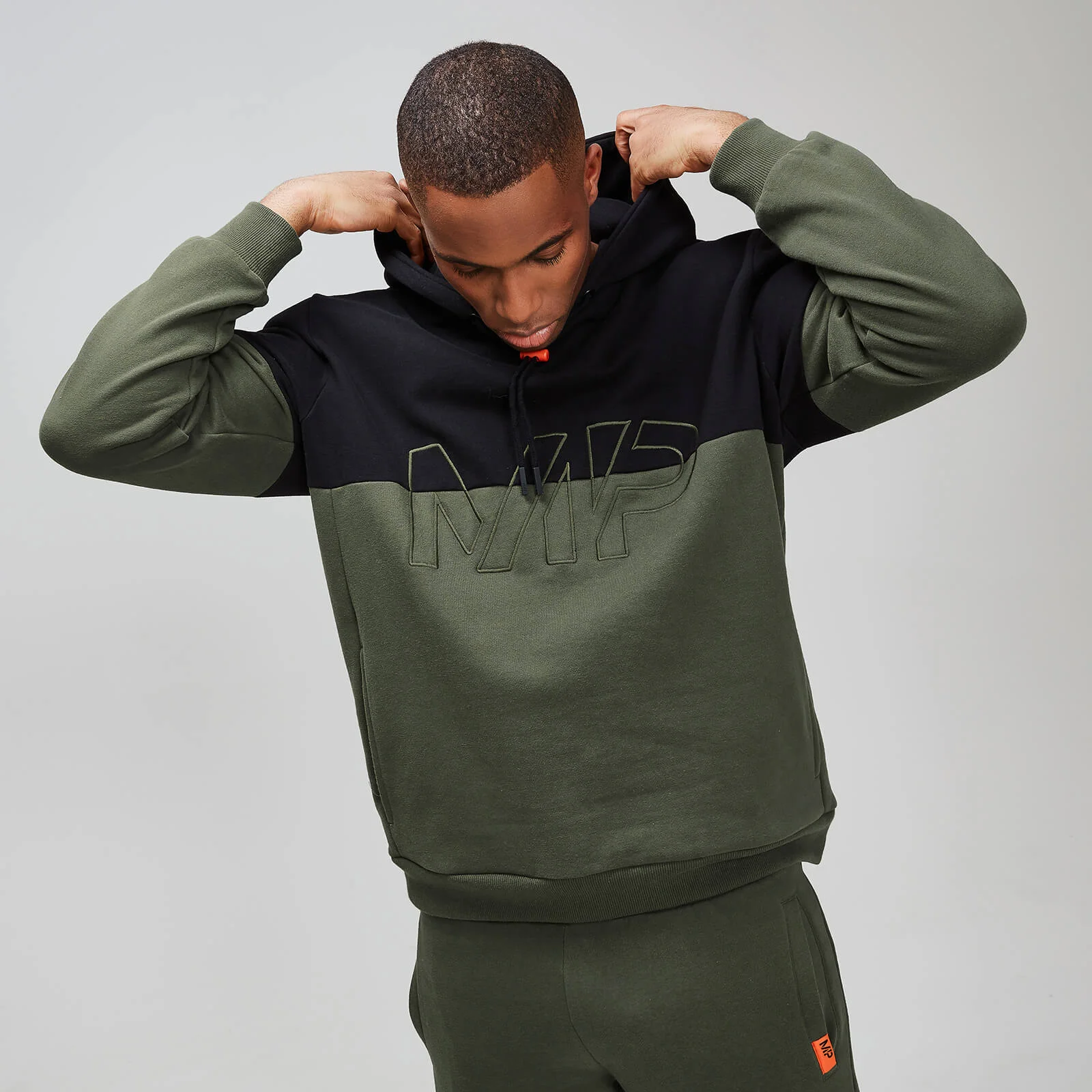 MP Rest Day Men's Split Overhead Hoodie - Army Green - XS attēls 1