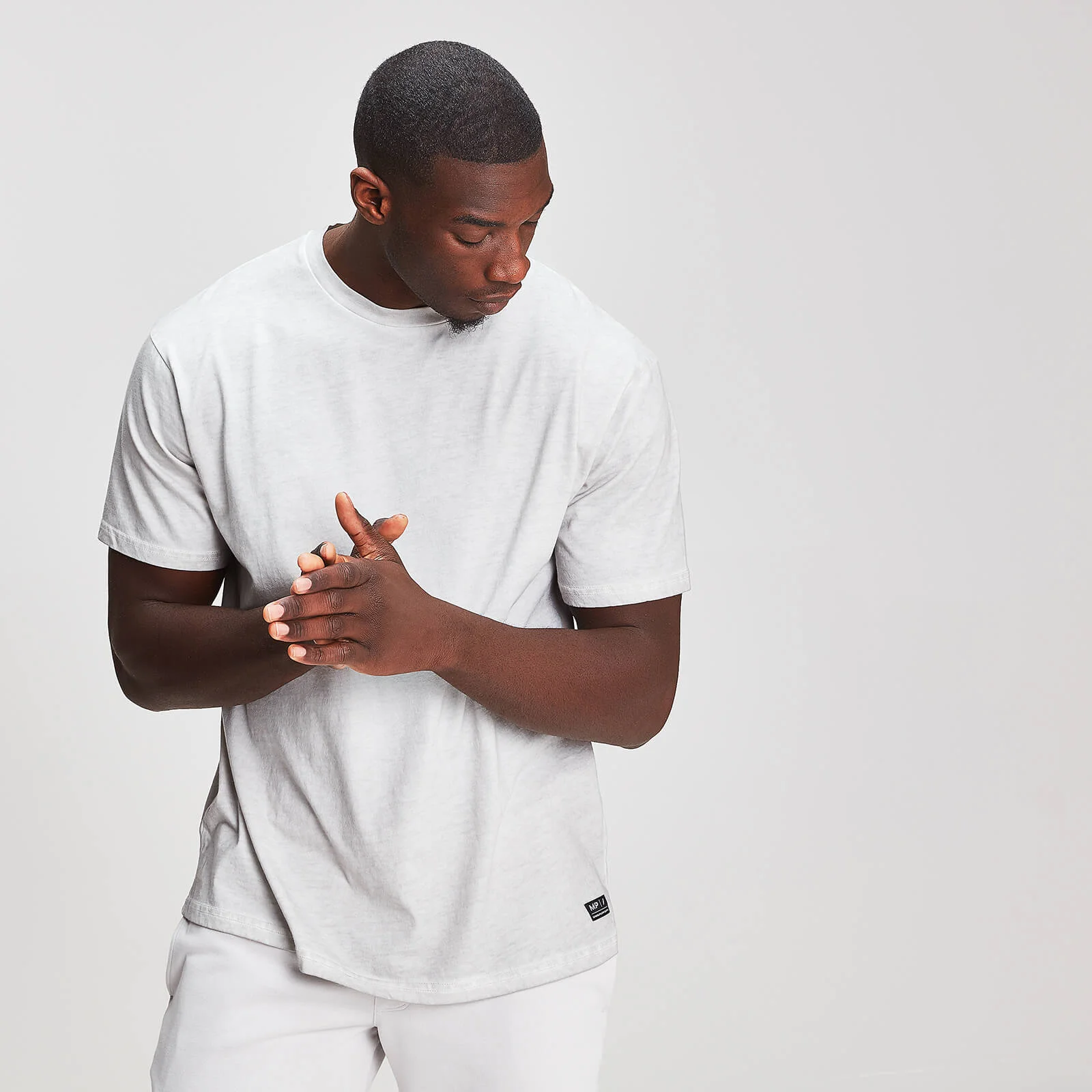 Myprotein Graphic vīriešu t-krekls - Sudraba pelēks - XS attēls 1