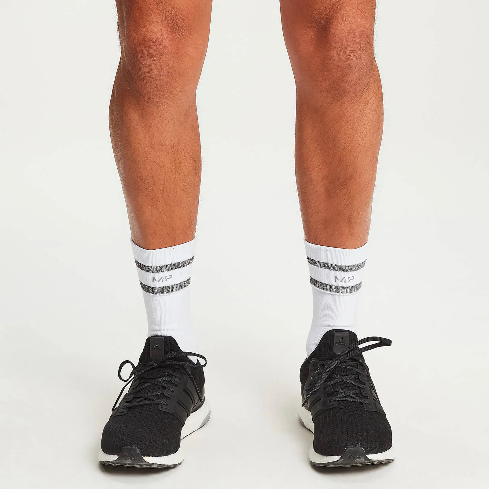 MP Reflective Crew Socks - White - UK 6-8 attēls 1