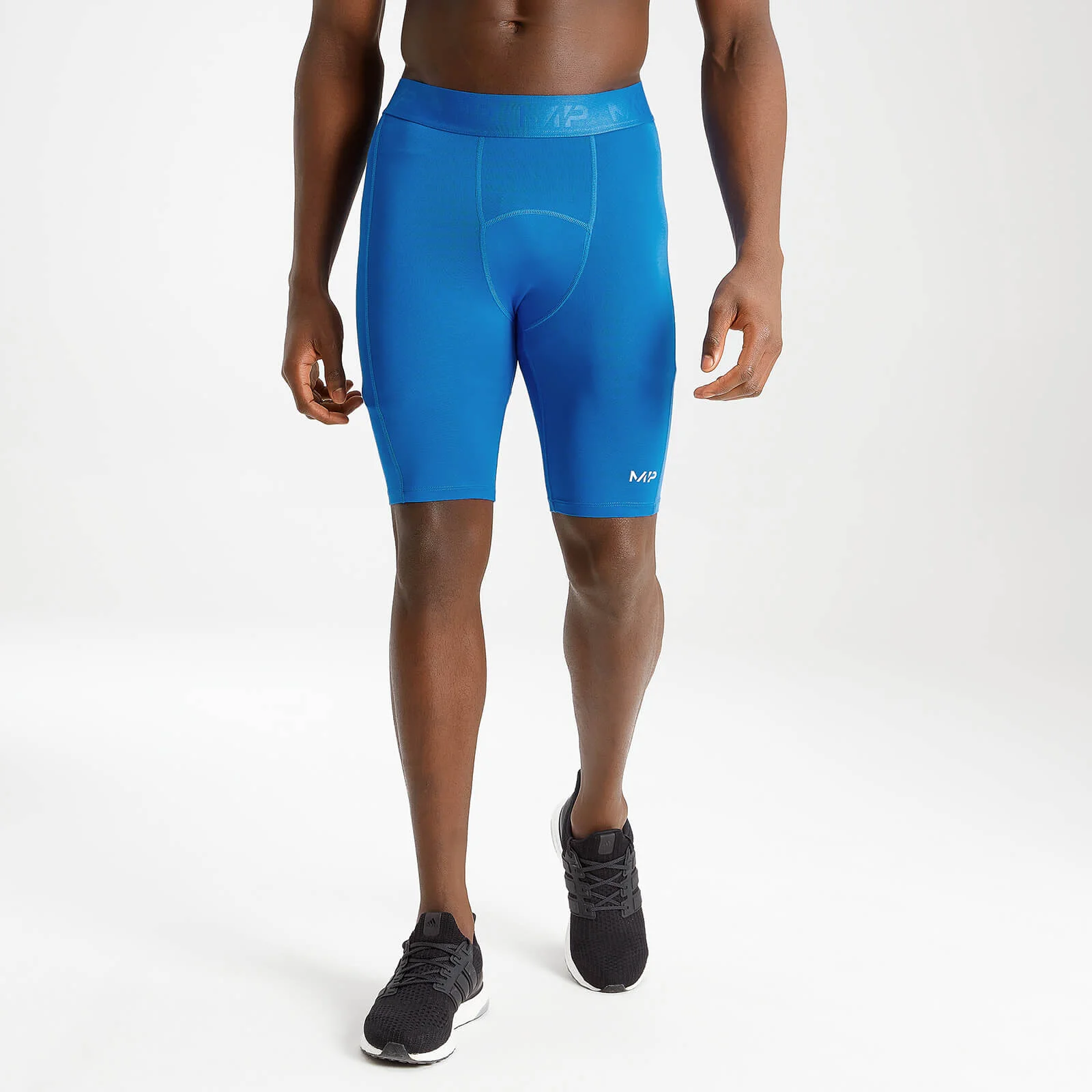MP Men's Essentials Training Baselayer Short - True Blue - XXS attēls 1