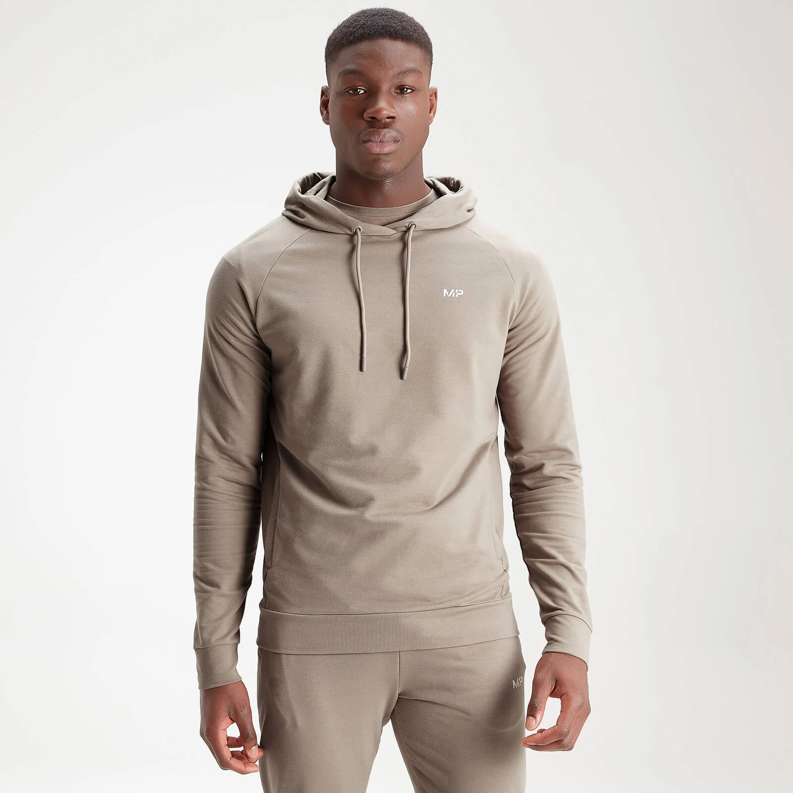 MP Men's Form Pullover Hoodie - Taupe - XXS attēls 1