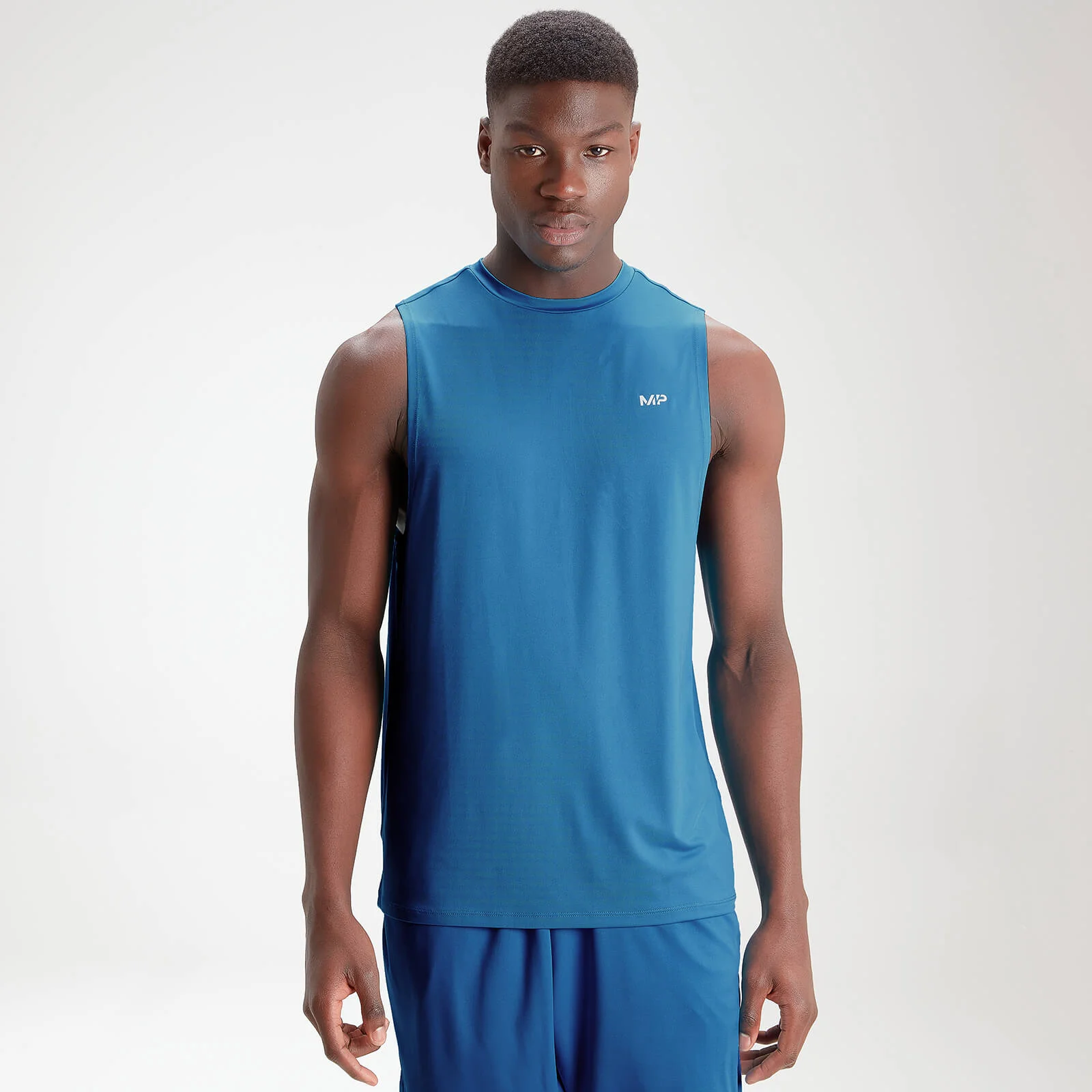 MP Men's Essentials Training Tank - Aqua - XXS attēls 1