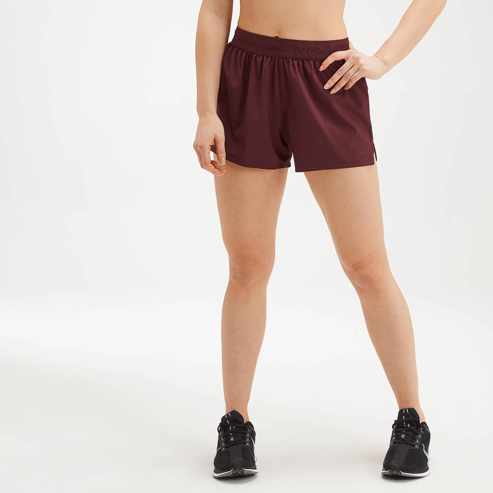 MP Women's Training Energy Shorts - Washed Oxblood - XXS attēls 1