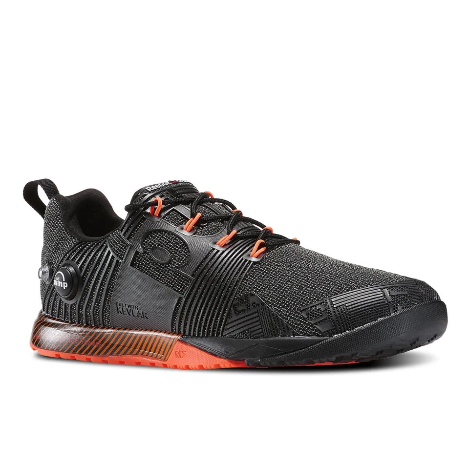 Reebok CrossFit Nano Pump Fusion Trainers - Black/Orange attēls 1
