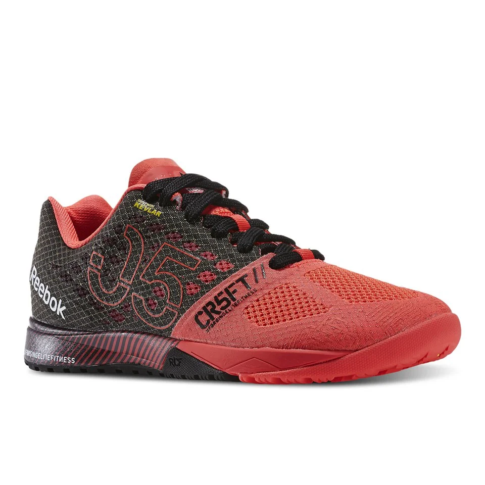 Reebok Women's Crossfit Nano 5.0 Trainers - Neon Cherry/Black attēls 1