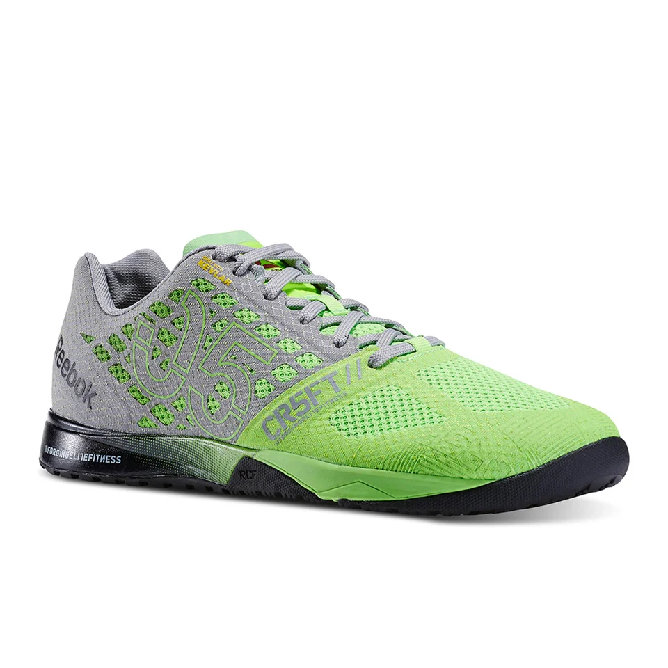 Reebok Men’s Crossfit Nano 5.0 Trainers – Solar Green attēls 1