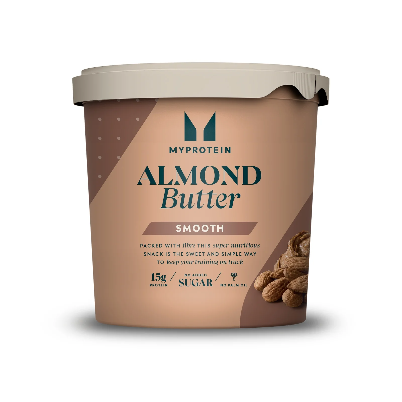 Dabīgs mandeļu sviests - 1kg - Original - Smooth attēls 1