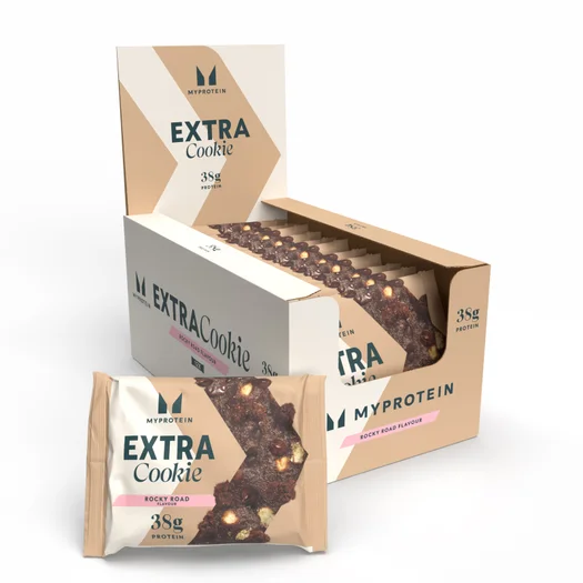Proteīnu cepums - 12 x 75g - Rocky Road saldējums