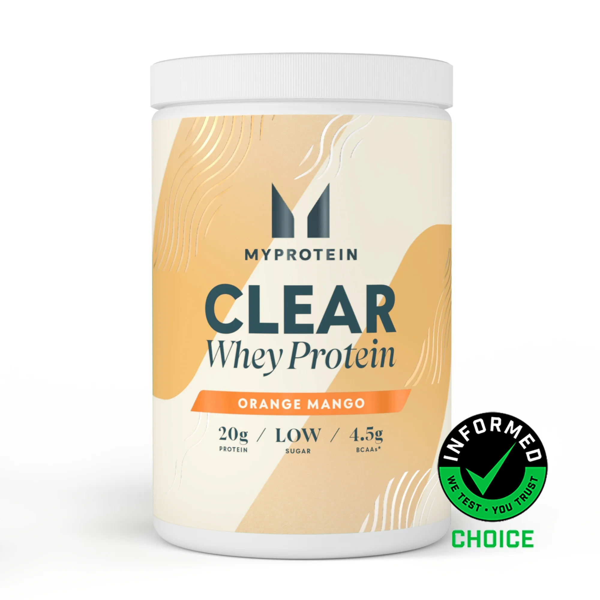 Clear Whey Protein - 520g - 20Porcijas - Apelsīnu un mango attēls 1