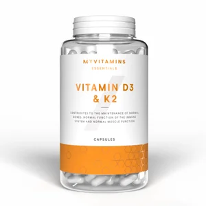D3 un K2 vitamīna kapsulas - Amount 90CAPSULES, 90servings