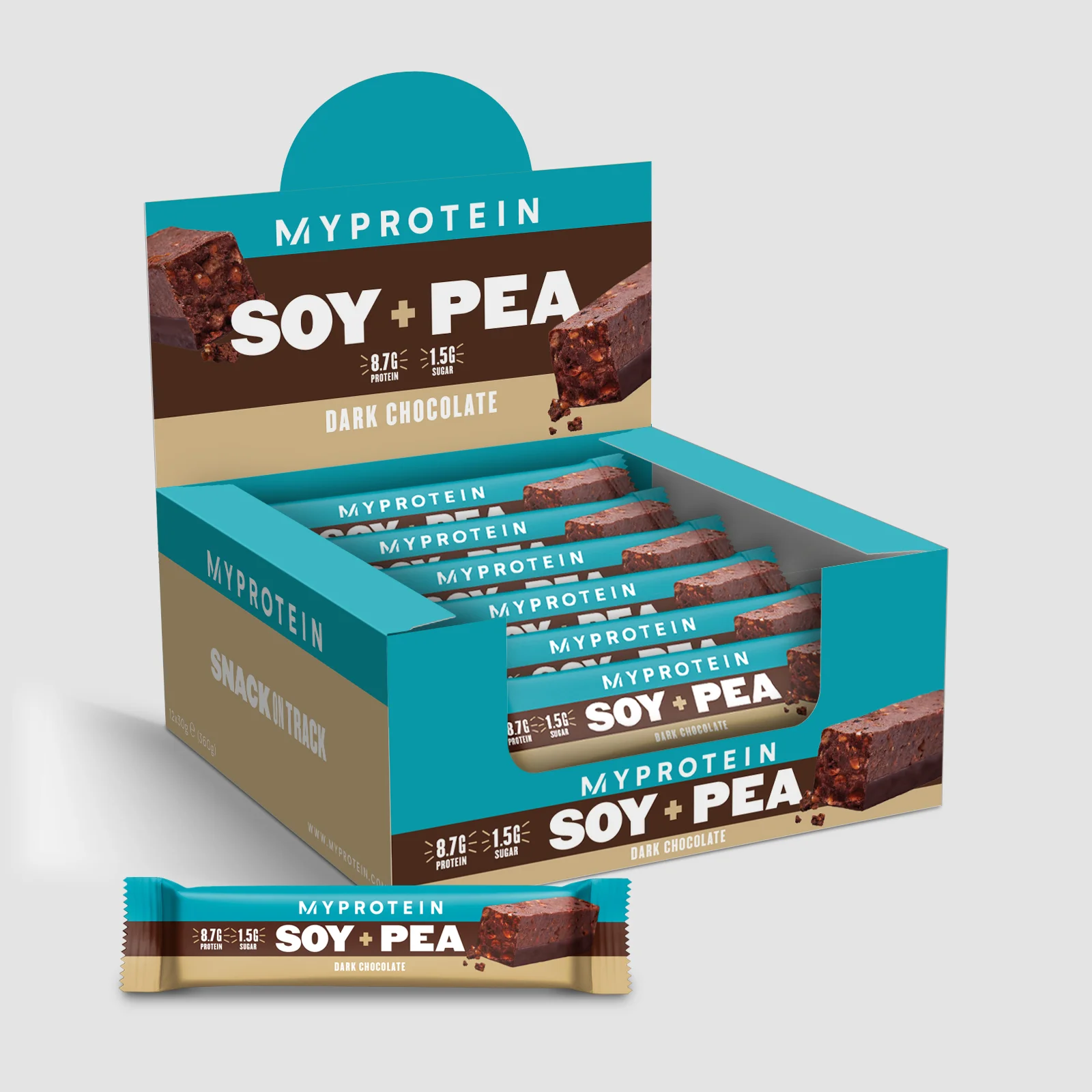 Sojas zirņu batoniņi - Dark Chocolate attēls 1