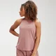 MP sieviešu Velocity sporta tops ar krustveida lencēm mugurpusē — Rozā
