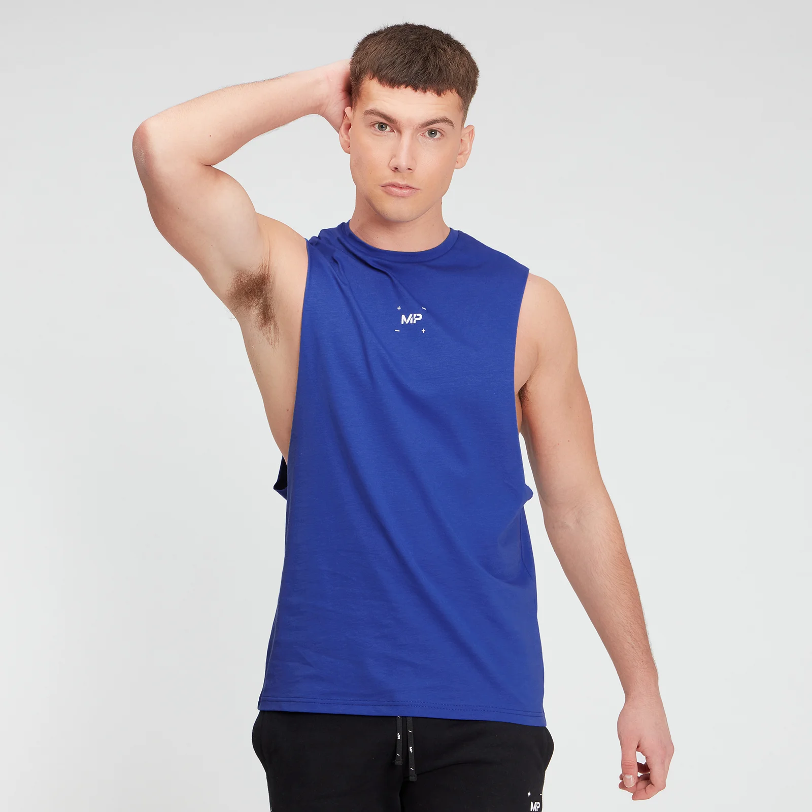MP Men's Central Graphic Tank - Cobalt - XXS attēls 1