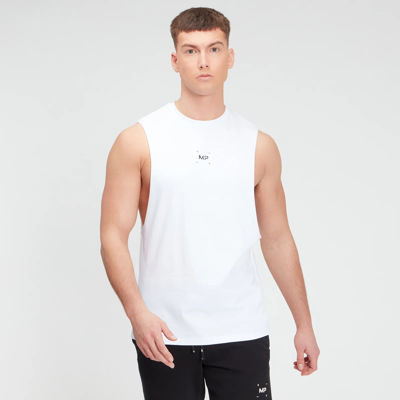 MP Men's Central Graphic Tank - White - XXS attēls 1