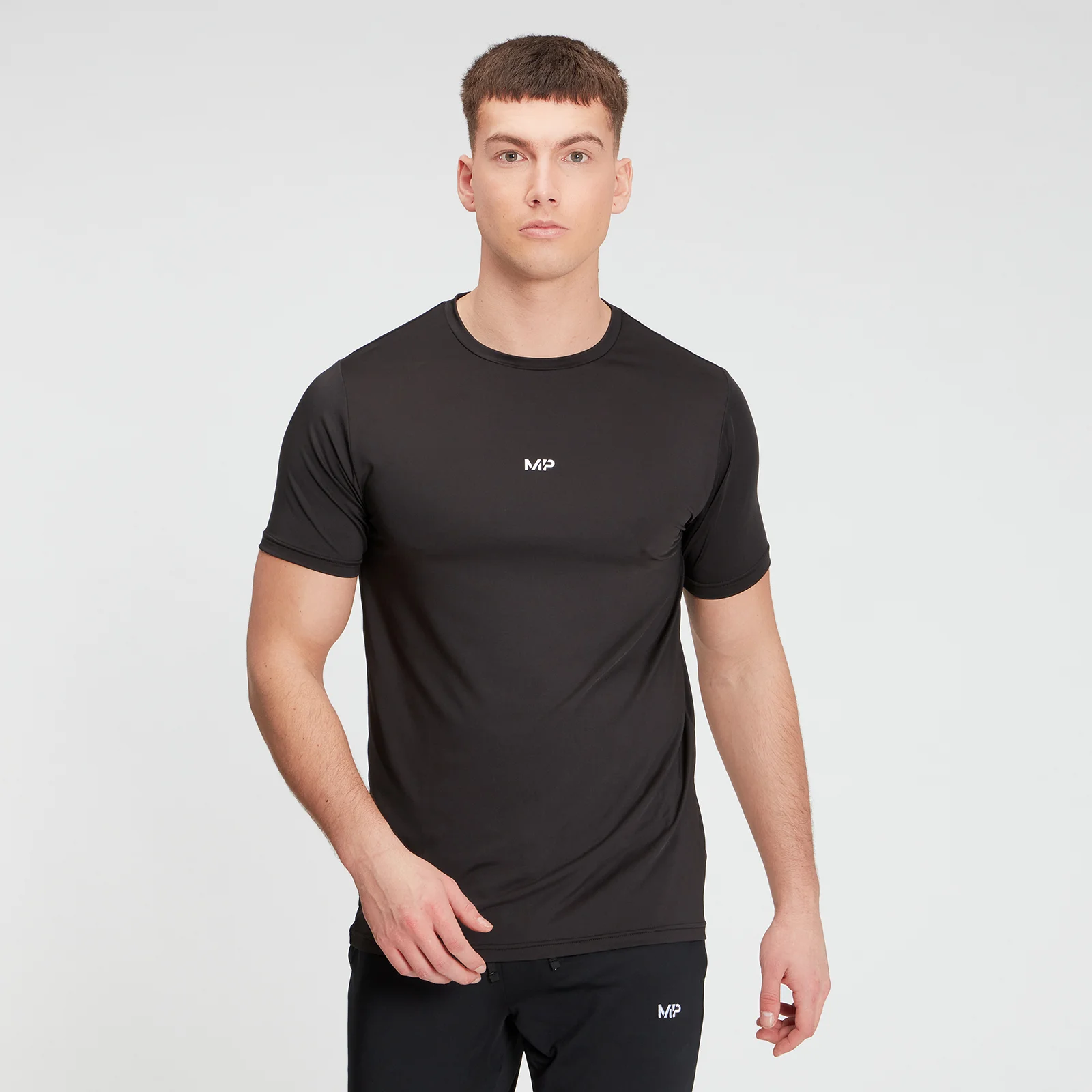MP Men's Graphic Training Short Sleeve T-Shirt - Black - XXS attēls 1