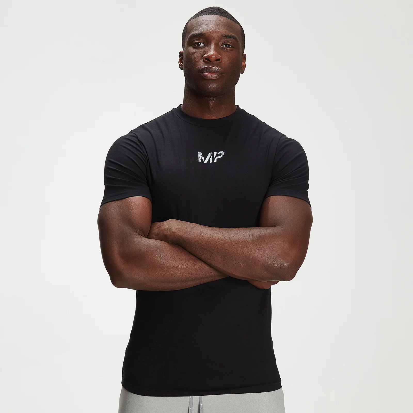 MP vīriešu Adapt drirelease® Grit Print t-krekls - Melns - XXS attēls 1