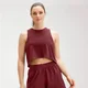 MP sieviešu Essentials Training Reach sporta tops — Bordo