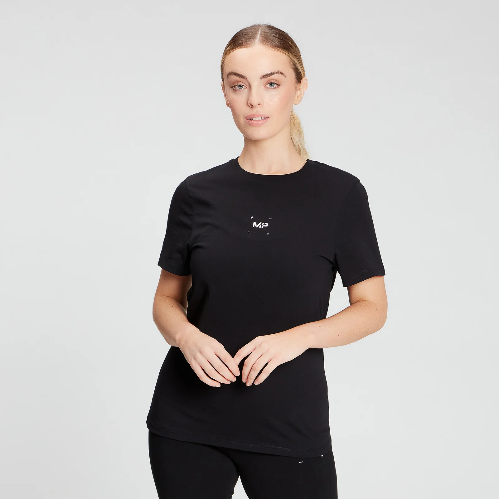 MP Women's Central Graphic T-Shirt - Black - XXS attēls 1