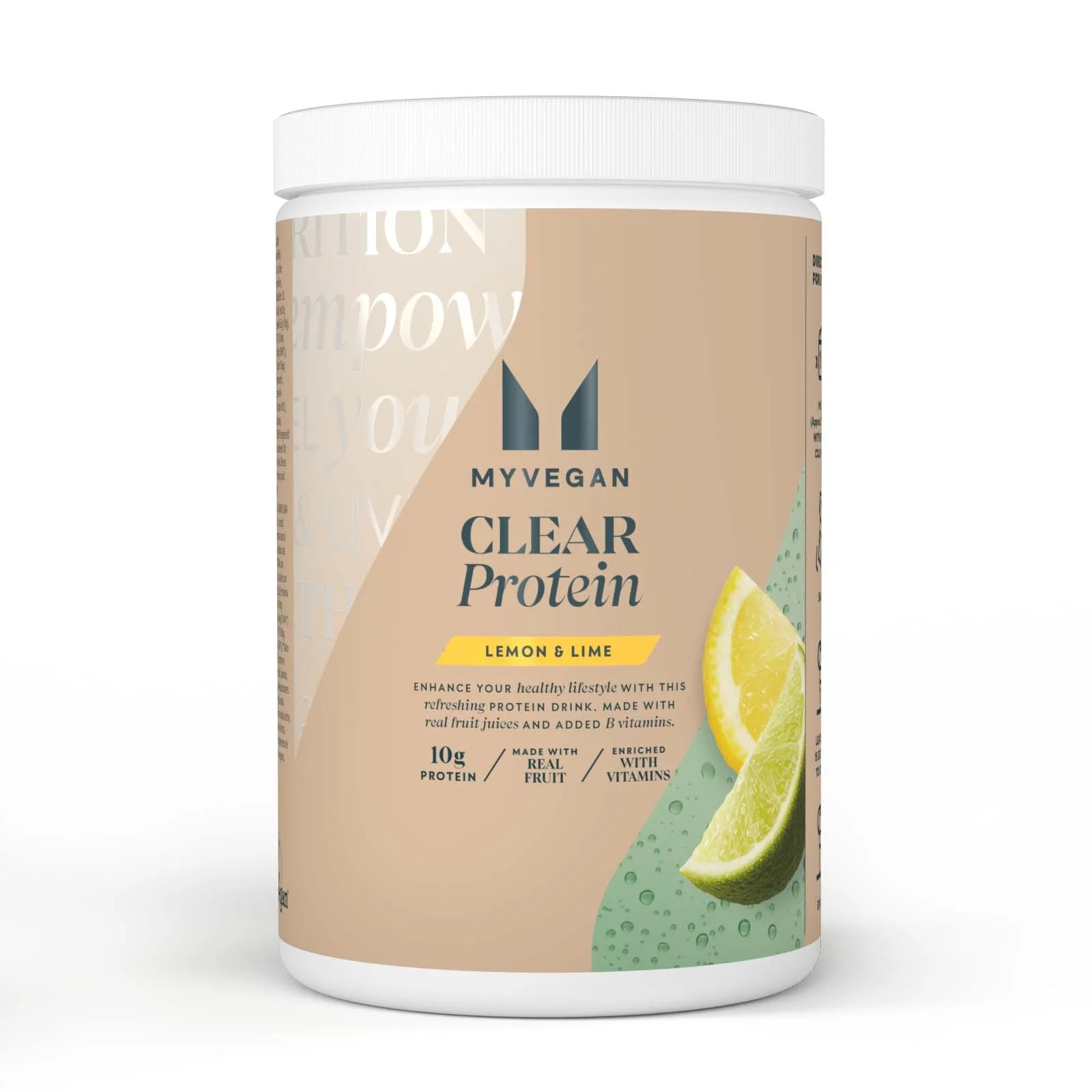 Clear Vegan Protein - 640g - Citrons un laims attēls 1