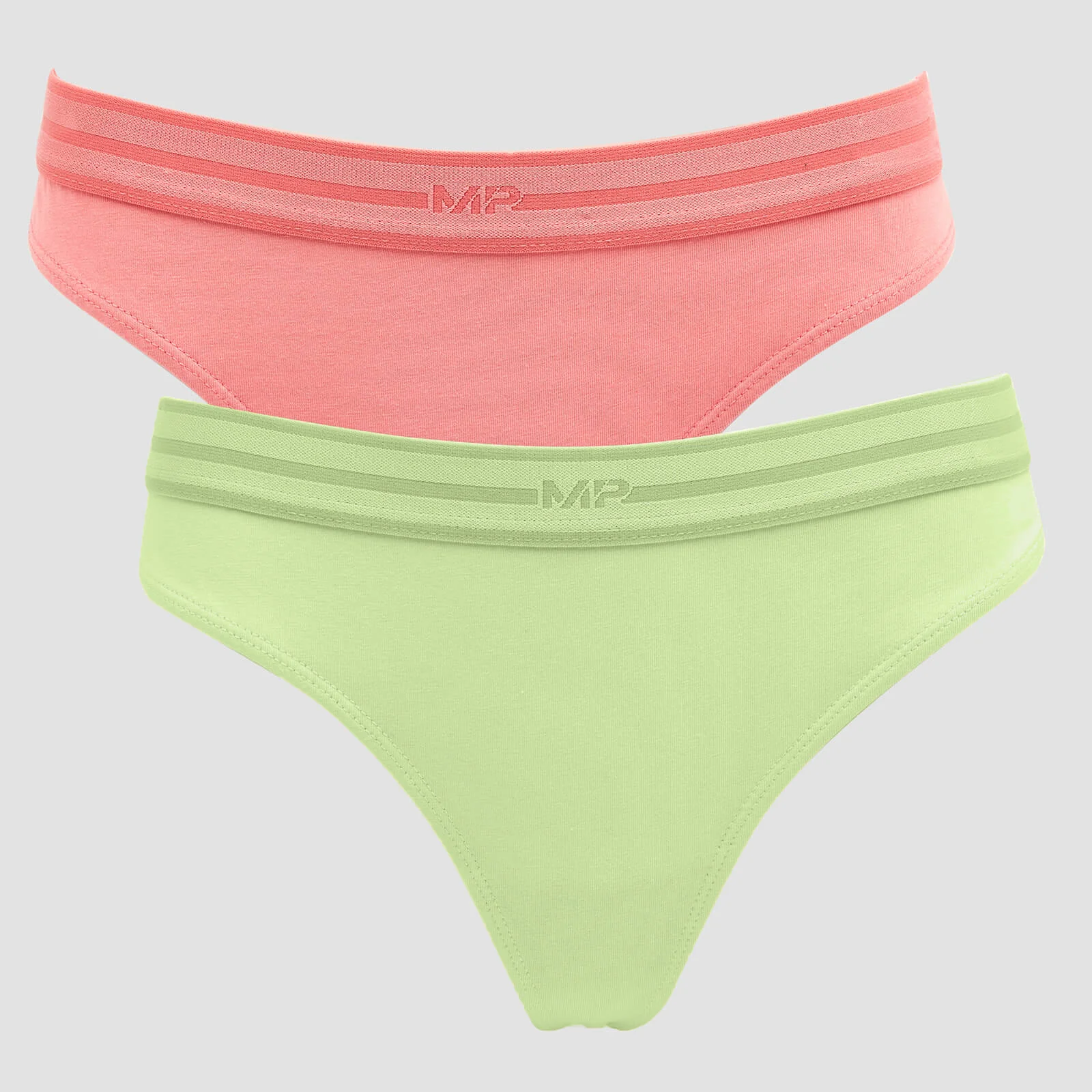 MP Women's Thong (2 Pack) Butterfly/Geranium Pink - XXS attēls 1