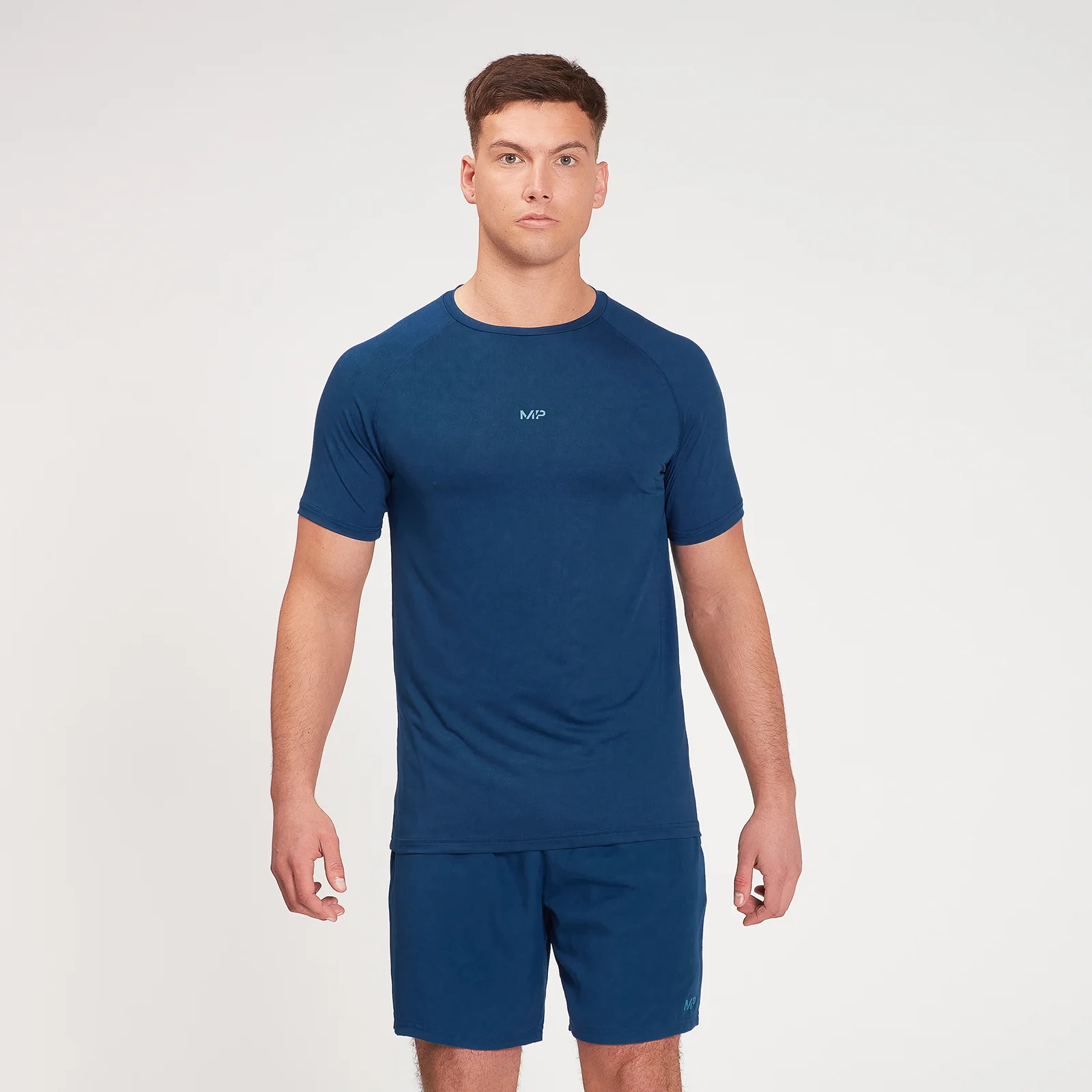 MP Men's Fade Graphic Training Short Sleeve T-Shirt - Dark Blue - XXS attēls 1
