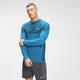 MP vīriešu bezšuvju krekliņš ar garām piedurknēm Essential Men's Seamless Long Sleeve Top - Bright Blue Marl