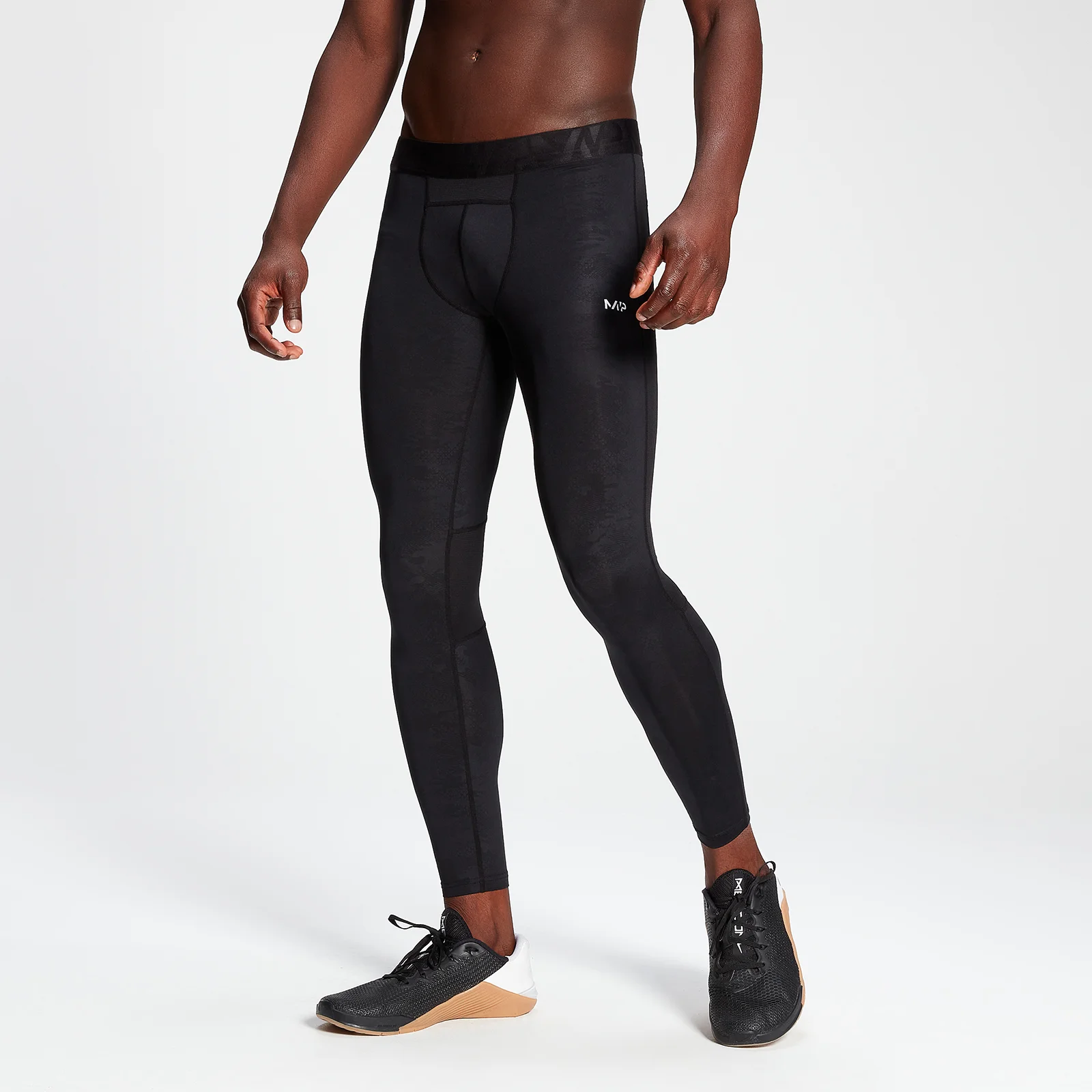 MP Men's Engage Baselayer Leggings - Black - XXS attēls 1