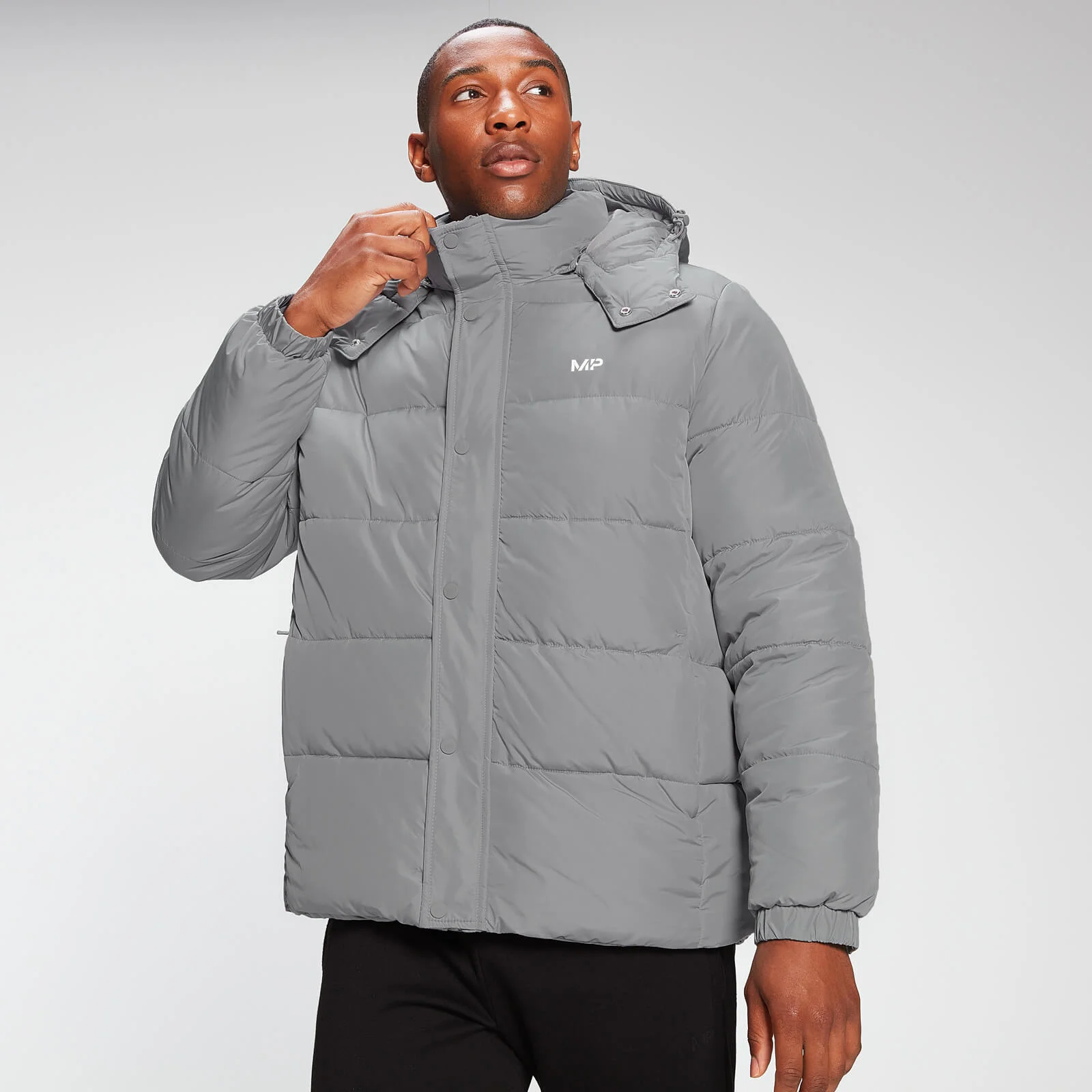 MP Men's Essential Puffer Jacket - Storm - XXS attēls 1
