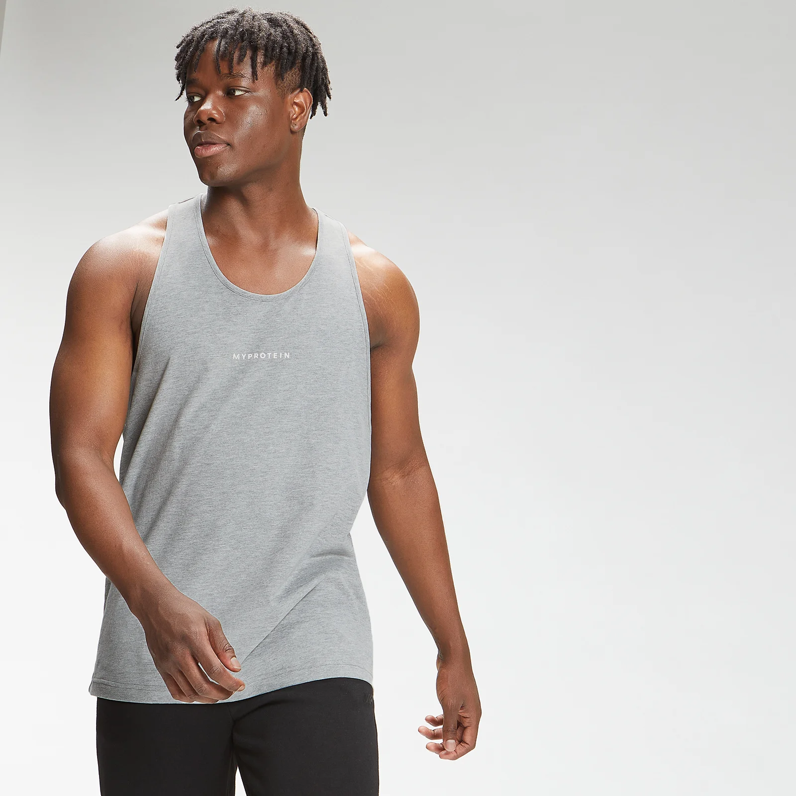 MP vīriešu oriģinālā vīriešu veste Stringer - Classic Grey Marl - XXS attēls 1