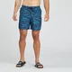 MP Men's Pacific Printed Swim Shorts - Blue